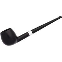 Peterson Junior Ebony Silver Mounted Straight Apple Fishtail