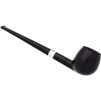 Peterson Junior Ebony Silver Mounted Straight Apple Fishtail