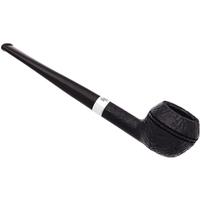 Peterson Junior Sandblasted Silver Mounted Squat Rhodesian Fishtail