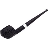 Peterson Junior Sandblasted Silver Mounted Squat Rhodesian Fishtail