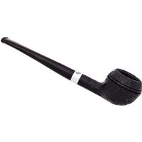 Peterson Junior Sandblasted Silver Mounted Squat Rhodesian Fishtail