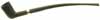 Peterson Churchwarden Smooth Ebony Fishtail