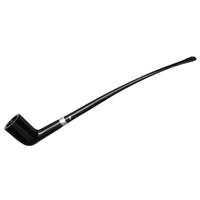Peterson Churchwarden Ebony Silver Mounted Dublin Fishtail