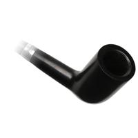 Peterson Churchwarden Ebony Silver Mounted Dublin Fishtail