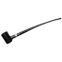 Peterson Churchwarden Ebony Silver Mounted Tankard Fishtail