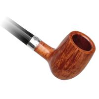 Peterson Churchwarden Natural Silver Mounted Barrel Fishtail