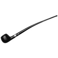 Peterson Churchwarden Ebony Silver Mounted Prince Fishtail
