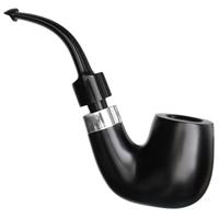 Peterson House Pipe Ebony Bent P-Lip