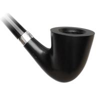 Peterson Churchwarden Ebony Silver Mounted (D15) Fishtail