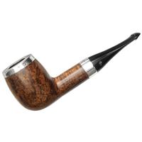 Peterson House Pipe Oak Silver Cap Billiard P-Lip