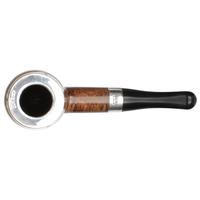 Peterson House Pipe Oak Silver Cap Billiard P-Lip