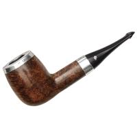 Peterson House Pipe Oak Silver Cap Billiard P-Lip