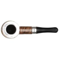 Peterson House Pipe Oak Silver Cap Billiard P-Lip