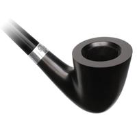 Peterson Churchwarden Ebony Silver Mounted (D15) Fishtail