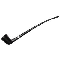 Peterson Churchwarden Ebony Silver Mounted Dublin Fishtail