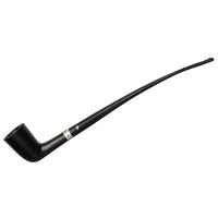 Peterson Churchwarden Ebony Silver Mounted Dublin Fishtail