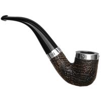 Peterson Silver Cap Sandblasted (338) Fishtail