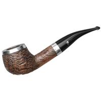 Peterson Silver Cap Sandblasted (408) Fishtail