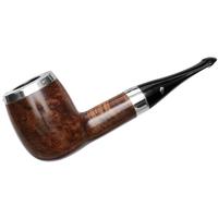 Peterson House Pipe Oak Silver Cap Billiard P-Lip