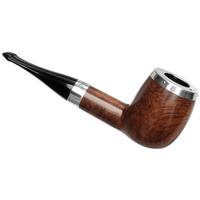 Peterson House Pipe Oak Silver Cap Billiard P-Lip
