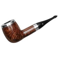 Peterson House Pipe Oak Silver Cap Billiard P-Lip