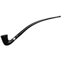 Peterson Churchwarden Ebony Silver Mounted Calabash Fishtail