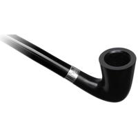 Peterson Churchwarden Ebony Silver Mounted Calabash Fishtail