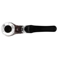 Peterson House Pipe Rusticated Silver Cap Bent P-Lip