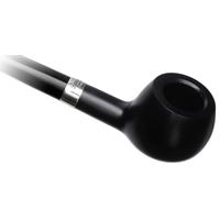 Peterson Churchwarden Ebony Silver Mounted Prince Fishtail