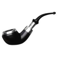Peterson Ebony Spigot with Silver Cap (999) Fishtail