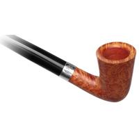 Peterson Churchwarden Natural Silver Mounted Calabash Fishtail