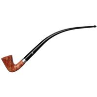 Peterson Churchwarden Natural Silver Mounted Calabash Fishtail