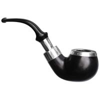 Peterson Ebony Spigot with Silver Cap (03) Fishtail