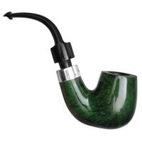 Peterson House Pipe Green Bent P-Lip