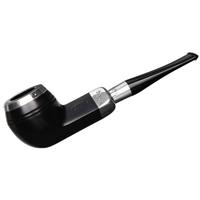 Peterson Ebony Spigot with Silver Cap (150) Fishtail