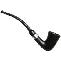 Peterson Speciality Ebony Silver Mounted Calabash Fishtail
