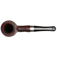Peterson House Pipe Sandblasted Billiard P-Lip