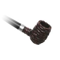 Peterson Churchwarden Rusticated Barrel Fishtail