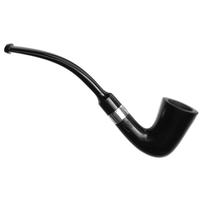 Peterson Speciality Ebony Silver Mounted Calabash Fishtail