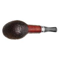 Peterson House Pipe Sandblasted Billiard P-Lip