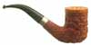 Radice Twin Bore Oil Cured Bark Bent Billiard with Wind Cap