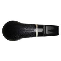 Radice Sandblasted Morta Aero Reverse Calabash Bent Brandy with Antler and Tamper