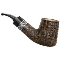 Radice Summer 2022 Silk Cut Bent Billiard with Silver and Leather Bag