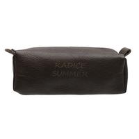 Radice Summer 2022 Silk Cut Bent Billiard with Silver and Leather Bag