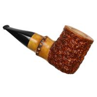 Radice Rind Aero Reverse Calabash Billiard with Faux Bamboo and Tamper