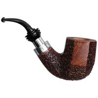 Rinaldo Lithos Capo Verde Paneled Bent Billiard with Silver (3) (YY)