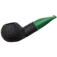 Savinelli Mini Rusticated Green Stem (321) (6mm)