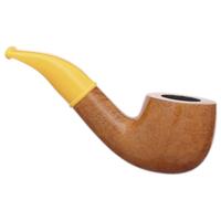 Savinelli Mini Smooth Yellow Stem (601) (6mm)