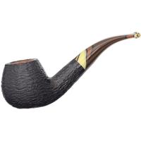 Savinelli Paloma Rusticated Black (645 KS) (6mm)