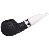 Savinelli Balanzone Rusticated Black (320 KS) (6mm)